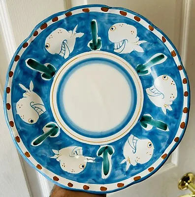 Vietri Pottery-Campagna Style Pattern 10 Inch Plate Made/Painted By Hand-Italy • $39.99