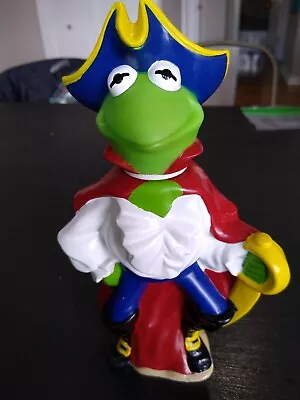 Vintage Treasure Island Kermit The Frog Pirate Bottle ~Empty • $11.99