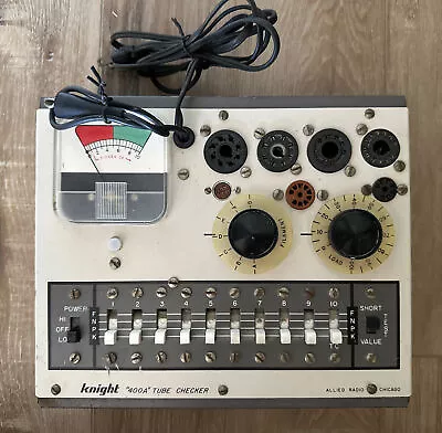 Knight Model 400A Vacuum Tube Tester Checker -Partially Tested • $74.99