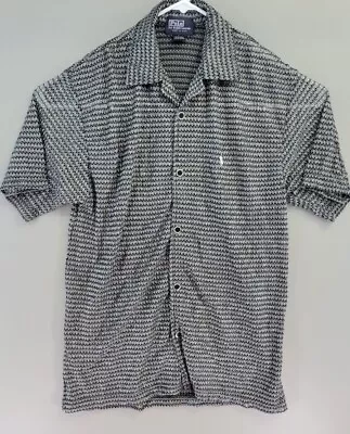 Mens Polo Sheer Short Sleeve Shirt Large • $25.99