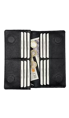 Mens & Women Wallet RFID Safe Credit  Card Holder & Coin Pocket & ID Window Gift • £22.70