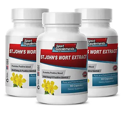 Ginkgo Herb Powder - St. John’s Wort Extract 475mg - Improve Sleep Caps 3B • $56.71