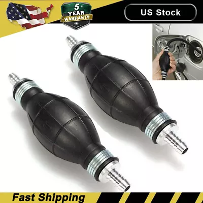 3/8'' Hand Primer Bulb Outboard Car Marine Boat Gas Fuel Line Pump X2 All Fuels • $10.39