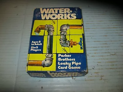 Vintage 1976 Parker Brothers Water Works Card Game • $22