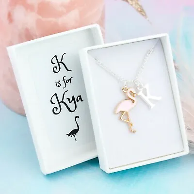 £16.49 • Buy Flamingo Necklace, Personalised Gift, Children's Jewellery, Cute Animal Gifts