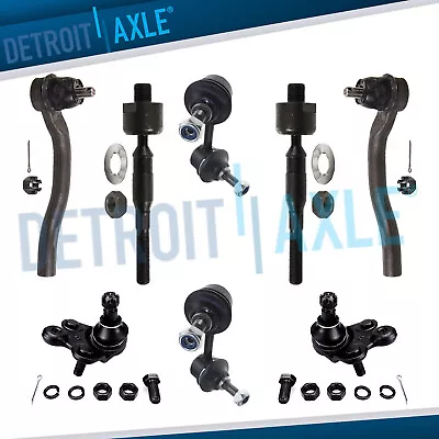 8pc Front Lower Ball Joint Sway Bar Tie Rod For 2006-2011 Honda Civic 1.8L • $71.53