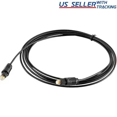 6 FT Digital Fiber Optic Audio Cable Cord Optical SPDIF TosLink For TV DVD AMP • $6.29