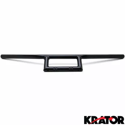 Motorcycle Handlebar 7/8  Black Bars Box Window Attack Style Cruiser Cafe Racer • $33.99