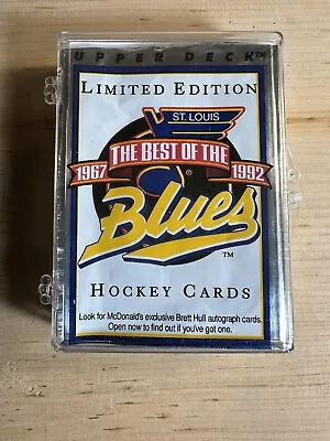 1992 McDONALDS UPPER DECK ST LOUIS BLUES BEST OF THE BLUES 1967-1992 28 CARD SET • $15