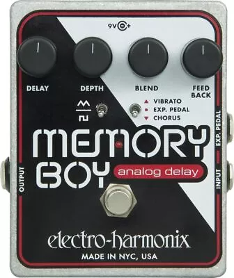 Electro-Harmonix Memory Boy Analog Delay With Chorus & Vibrato Guitar Effect Ped • $113.20