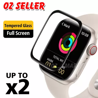 $8.95 • Buy For Apple Watch 4/5/6/7/SE/8/Ultra Temperd Glass Screen Protector 40/44/41/45/49