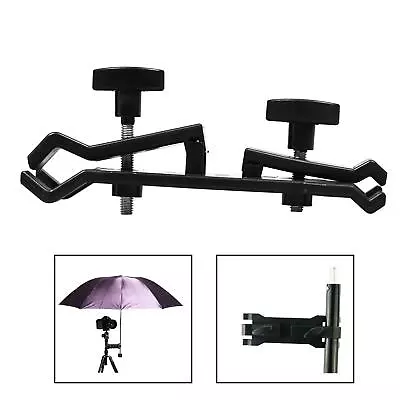 Umbrella Holder Clamp Camera Tripod Clip Bracket Photography Lighting Stand UK • £9.99