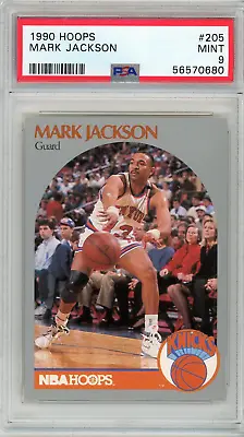 Graded 1990 Hoops Mark Jackson #205 Basketball Card PSA 9 Mint • $149.99