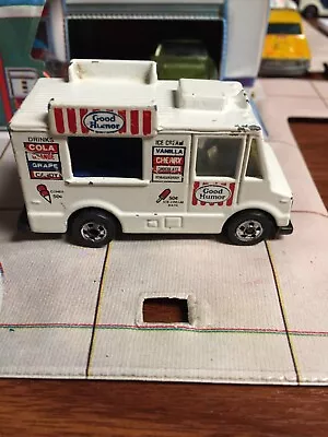 Vintage 1983 Hot Wheels Good Humor Ice Cream Truck-Red Stripes-Malaysia • $8