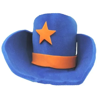 Giant Blue Foam Cowboy Western Novelty Hat • $20.99