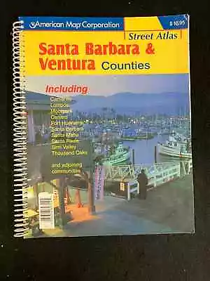 2001 Santa Barbara & Ventura Counties Street Atlas American Map Corp. • $49.99