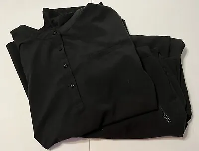 BARCO UNIFY Women’s Xl Black Scrub Set Short Sleeve Shirt And Pants • $18.99
