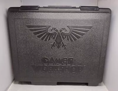 GAMES WORKSHOP WARHAMMER 40K HARD PLASTIC CARRY CASE W/3-LEVEL FOAM INSERTS #1 • $34.95