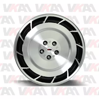 AERO STYLE 19x8 WHEELS LEFT AND RIGHT MACHINED BLACK SET OF X4 BRAND NEW  VKA1 • $1890