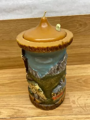 Vintage Gunter Kerze Berchtesgaden Hand Made In Germany 3D Decorative Candle • $35