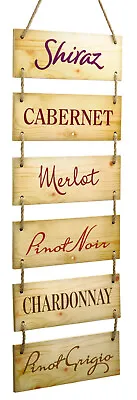 Large Hanging Wall Sign: Rustic Wooden Decor Blessed Theme (11.75  X 32 ) • $19.95