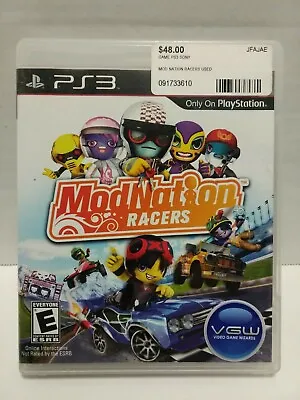 PS3 Game - Mod Nation Racers - PlayStation 3 - ModNation Racers - Mint Disc • $17.53