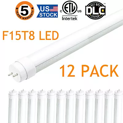 F15T8/CW 15W Cool White 18  LED Tube Replace Fluorescent T8 Tube G13 Bi-Pin Base • $8.88