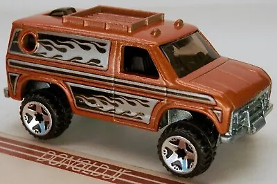 Hot Wheels Baja Breaker Ford 4x4 Econoline Van Porthole Window Brown 1/64 Scale • $9.80