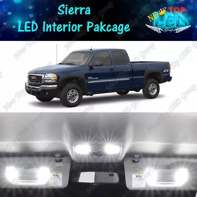 LED Interior Package Map Dome Cargo License Light Kit For GMC Sierra 1999 - 2006 • $17.99