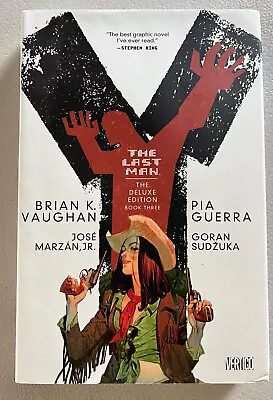 Y: THE LAST MAN BOOK THREE Brian K. Vaughan 2008 Deluxe Edition • $50