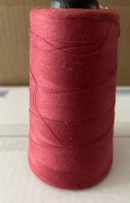 DUAL DUTY Cone Thread Dacron Core Cotton Wrap #206 Strawberry 6000yds • $10