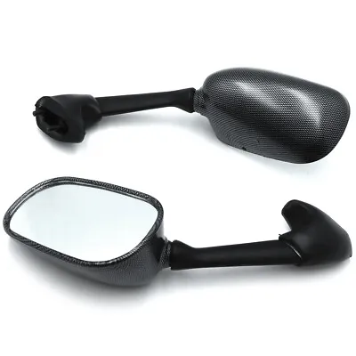 OEM Replacement Racing Mirrors For Yamaha YZF R1 2007 2008 YZF R6 2006 Carbon • $29.15