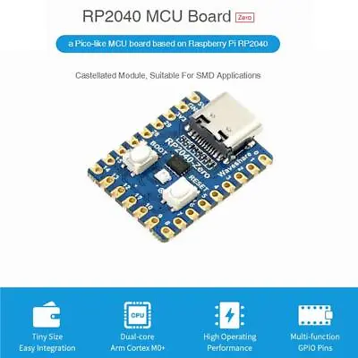 For Raspberry Pi RP2040.Zero Microcontroller PICO Development Board Dual Core- • $2.36