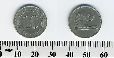 Malaysia 1967 - 10 Sen Copper-Nickel Coin - Parliament House • $1