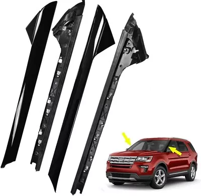 2 Pairs Left Right Side Windshield A-Pillar Molding Trim For 11-19 Ford Explorer • $48.99