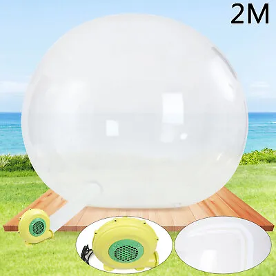 Inflatable Bubble Tent Commercial PVC Clear Eco Dome Camping Bubble Tent W/ FAN • $532.95