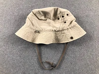 REI Bucket Hat Small Medium Fisherman Strap Snap Button Vented Hiking Outdoor • $12.75