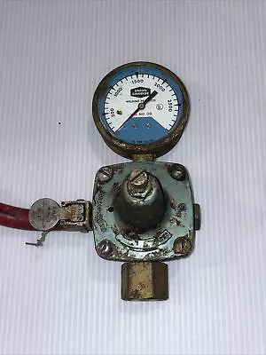 Vintage RegO Gas Regulator With Union Carbide Gauge - Steampunk • $29