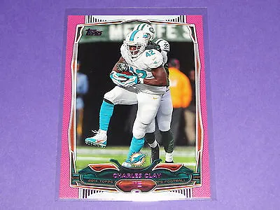2014 Topps CHARLES CLAY #129 Pink SP/499 Dolphins - Bills TULSA Golden Hurricane • $4.55