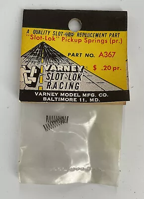 VARNEY Slot Lok Racing - Pickup Springs (pair) A367 - Vintage NOS New Old Stock • $12.95