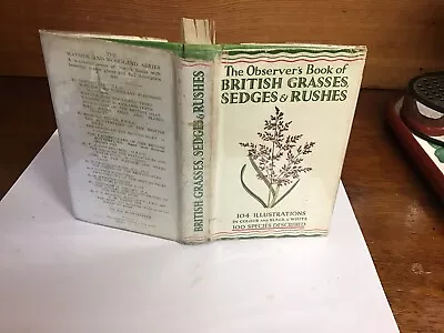 Observers Book Of British Grassessedges & Rushes 1946: • £9.99