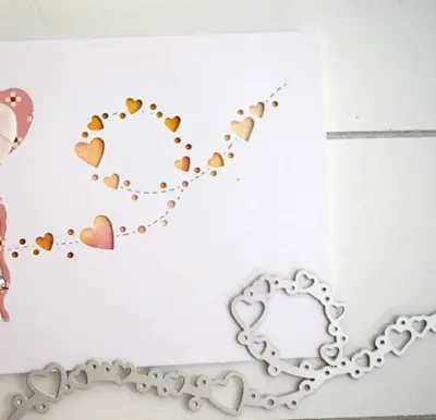 Lace Heart Cutting Dies Metal Embossing Stencil For Scrapbooking DIY Album Card • £3.79