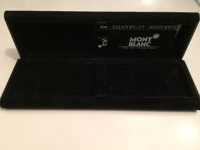 Vintage Black Velvet Montblanc Pen Display Case • $40
