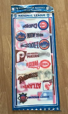 MLB Vintage Baseball Team Pennants Set National League Full Set Mini New Sealed • $25