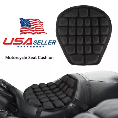 Motorcycle Gel Seat Cushion Comfort Shock Pad Cover Breathable Pressure Relief • $14.27