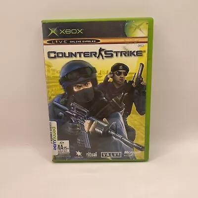 Counter Strike (Counterstrike) Microsoft Xbox Original W/ Manual PAL Free Post • $14.95