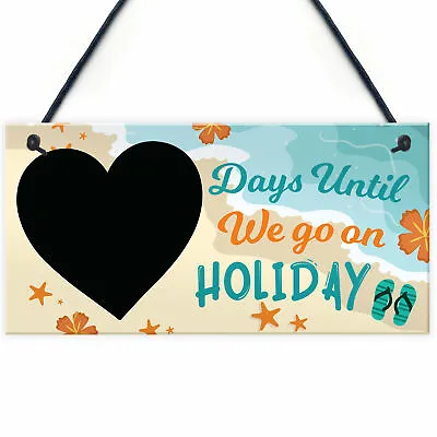 Chalkboard Days Until Holiday Countdown Sign Novelty Holiday Travel Accessories • £3.99