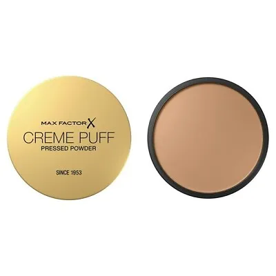 Max Factor Creme Puff Pressed Powder 13 Nouveau Beige 14g *NEW & UNOPENED* • £9