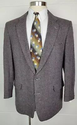 Vtg Magee Tweed Mens Donegal Wool Tweed Sport Coat Jacket 44L • $80