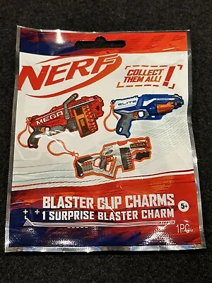Nerf Gun Keyring Keychain Blind Bag NERF Blaster Clip Charms Toy Gun Hasbro NEW • £4.99